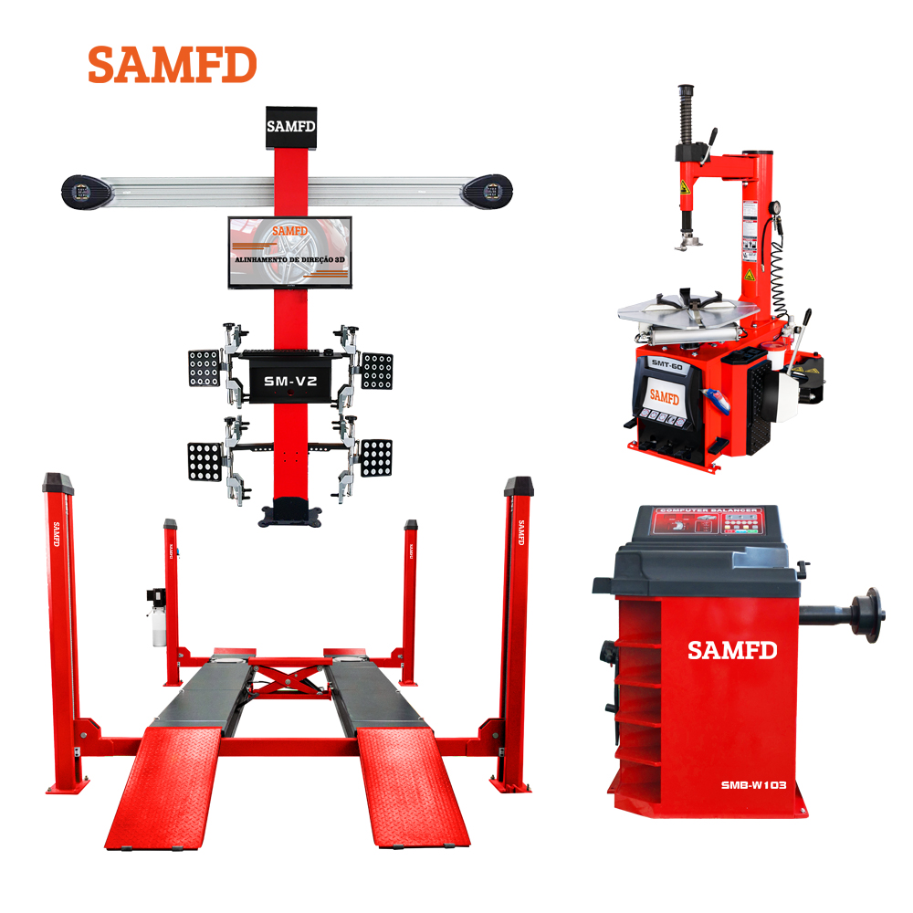 Tire Balance Machine - Mesin Perata Ban 3D, Mesin Pengangkat