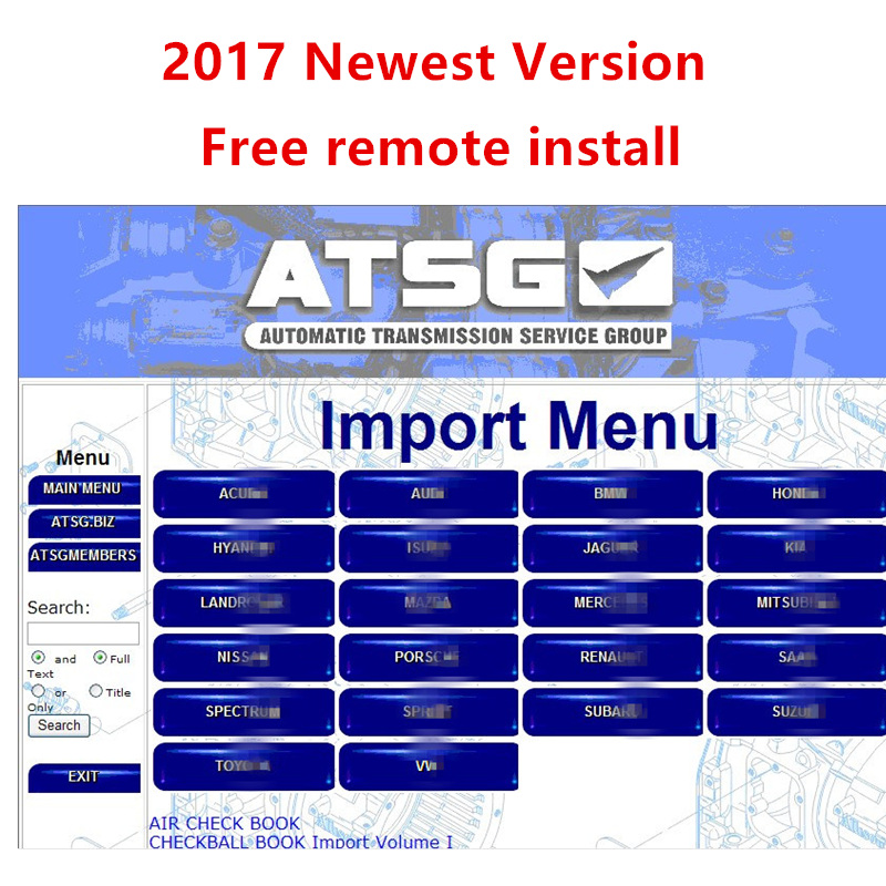 Auto Repair Shop For Transmissions - Gratis Menginstal ATSG 2017 Perangkat Lunak