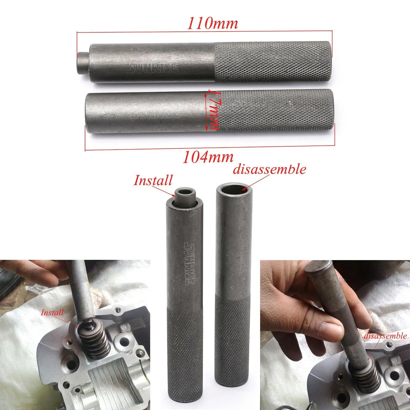 Valve Spring Compressor - Set Perlengkapan Kompresor Penginstal Pegas Katup